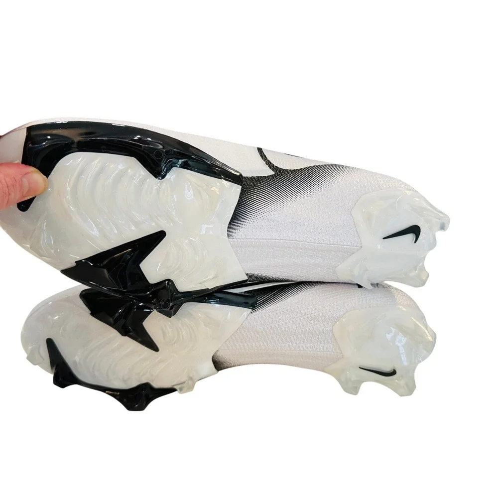 Nike Vapor Edge 360 Elite Football Cleats Mens Size 16 White Black CV6282-108‎